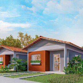 Vivendas do Campo Vila Club – Perspectiva da fachada